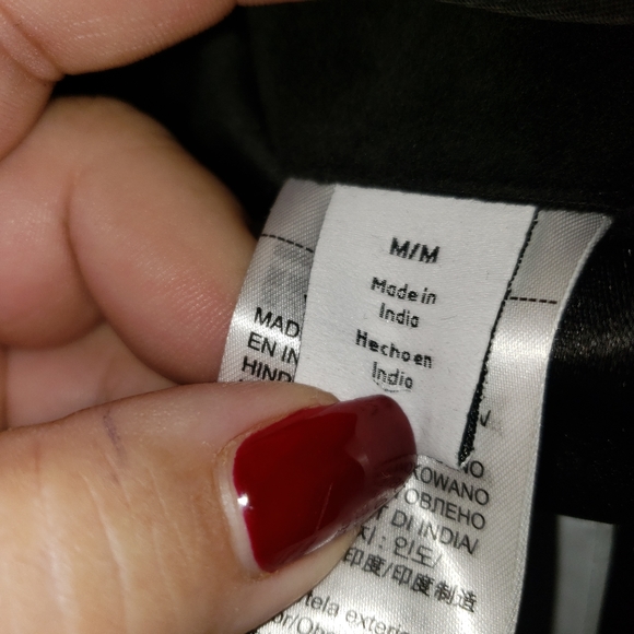 NWT Calvin Klein Black mens sz M velvet Satin Suit Blazer Jacket - Picture 8 of 8